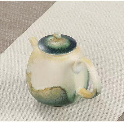 Tetera Artesanal Cerámica Retro Japonesa con Juego de Té - Image 2