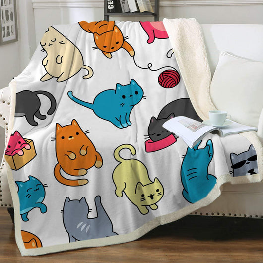Manta Sherpa para Niños con Estampado de Animales - Doble Capa - Image 16