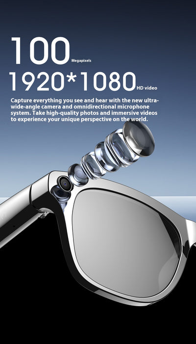 Gafas Inteligentes con Cámara, Traductor IA y Bluetooth - Image 16