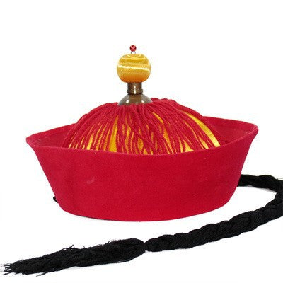 Sombrero Imperial Qianlong para Danza y Presentaciones Escénicas - Image 5