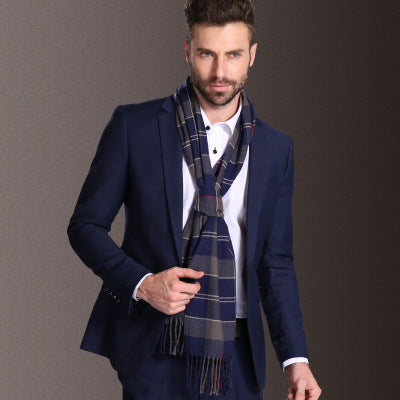 Bufanda Escocesa para Hombre Invierno Cálida Estilo Europa - Image 16