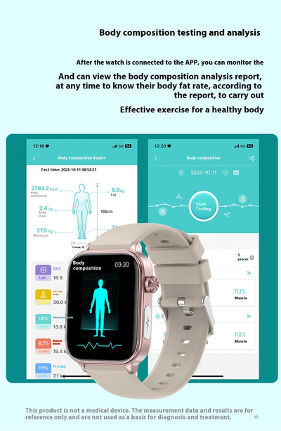 Reloj Inteligente ET570 con Llamadas Bluetooth, ECG y Medidor de Glucosa - Image 12