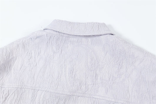 Camisa de Manga Larga con Textura Plisada - Image 19