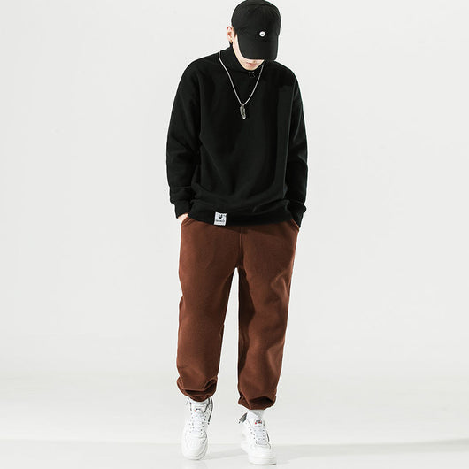 Conjunto Casual de Polar Grueso para Hombre Talla Grande - Image 6
