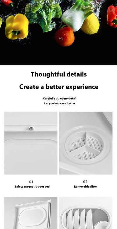 Lavavajillas de Escritorio Compacto con Desinfección Automática e Instalación Libre - Image 22
