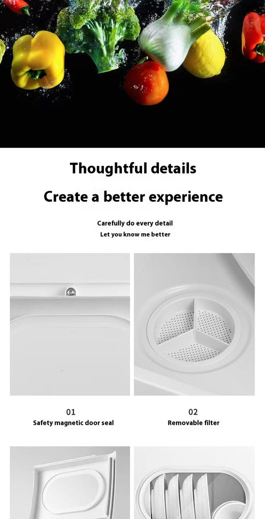 Lavavajillas de Escritorio Compacto con Desinfección Automática e Instalación Libre - Image 22