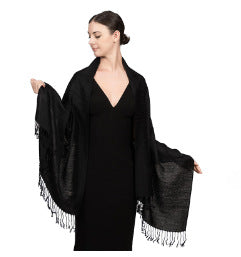 Rebozo Étnico Paisley en Jacquard de Cashemira - Image 12