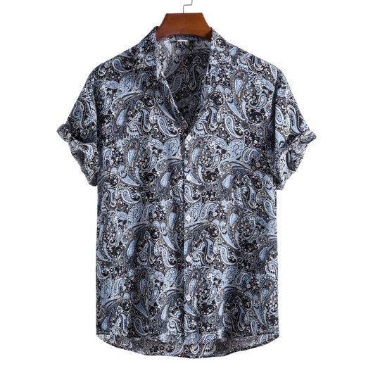 Camisa Estampada de Algodón Manga Corta - Image 3
