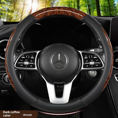 Funda de Volante de Cuero Premium Cristal Año Nuevo - Image 6