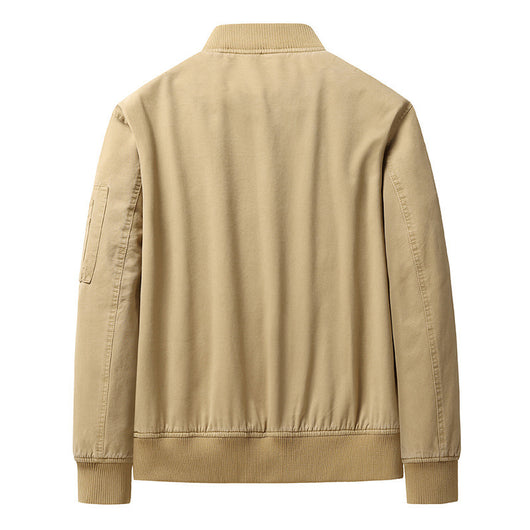 Chaqueta de Trabajo Cuello Mao Manga Corta para Hombre - Image 6