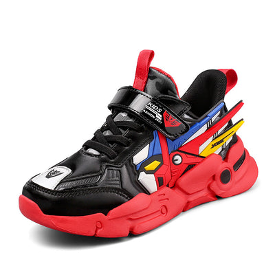 Zapatillas Deportivas Infantiles de Cuero con Velcro - Comodidad y Estilo para Niños - Image 7