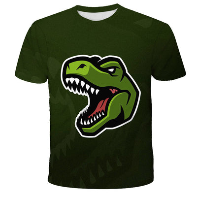 Playera Infantil Estampado 3D Cuello Redondo Manga Corta - Image 4