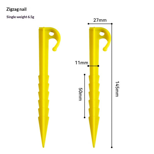 Estacas de Suelo Serradas de Plástico para Carpas - Image 3