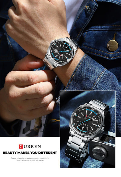 Reloj Casual de Negocios para Hombre con Pulsera de Acero Inoxidable - Image 15