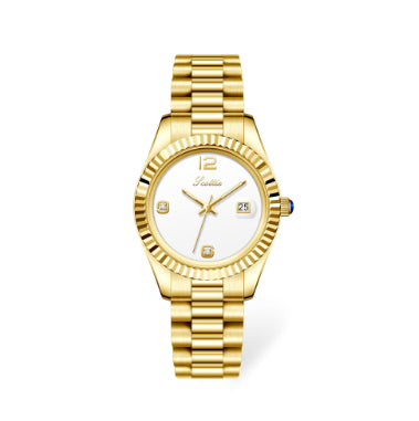 Reloj de Acero Inoxidable para Mujer con Cristal Brillante - Image 12