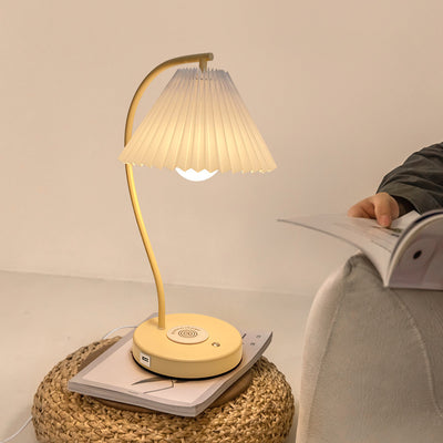 Lámpara Cargador Inalámbrico para Móvil Cream Wind - Image 2