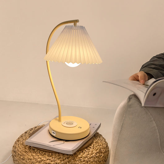 Lámpara Cargador Inalámbrico para Móvil Cream Wind - Image 2