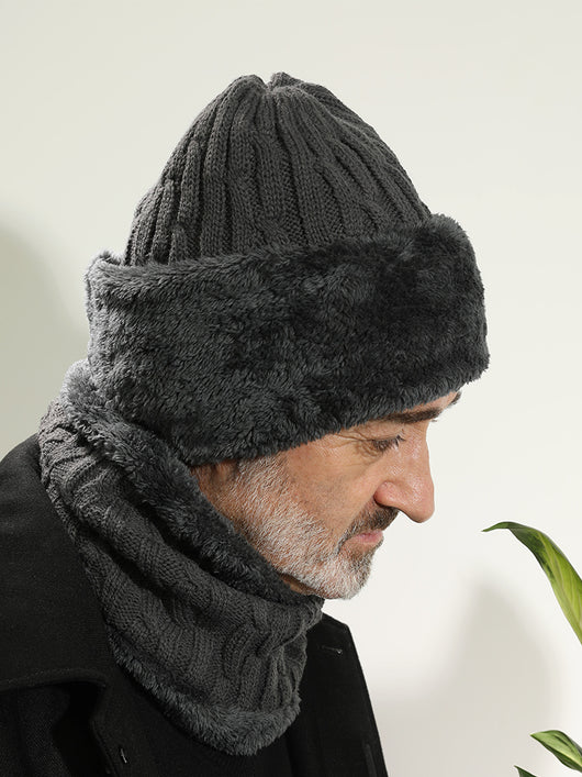 Gorro de Lana Gruesa para Hombre - Tejido Cálido y Resistente - Image 3