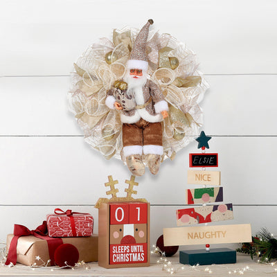 Guirnalda Navideña Roja con Adornos para Decoración de Fiestas - Image 3