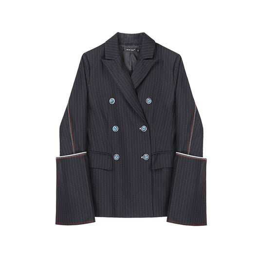 Blazer Casual con Mangas Trompeta