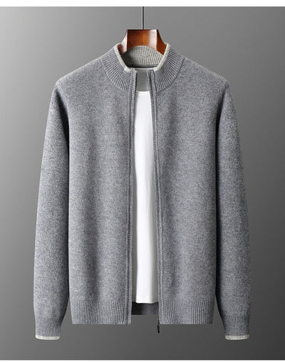 Conjunto de Sweater Tejido con Cuello Semicerrado y Cierre de Cremallera - Image 12