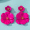 Aretes Largos Mori Girl con Flores Retro Estilo Europeo y Americano