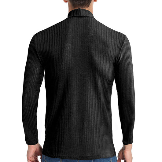Suéter Cuello Alto Térmico de Manga Larga para Hombre - Image 15