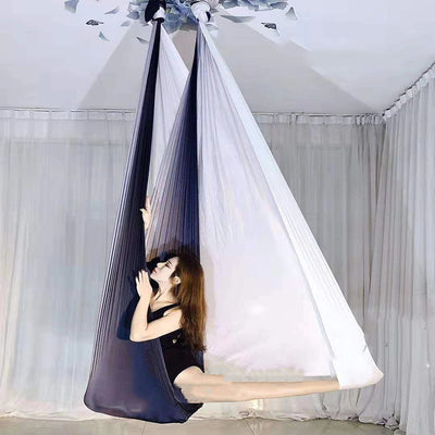 Hamaca de Yoga Aéreo Antigravedad con Degradado de Colores - Image 11