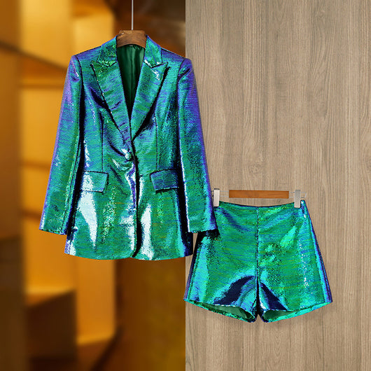 Traje de Dos Piezas con Shorts Elegante - Image 8