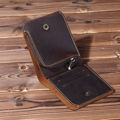 Monedero Ejecutivo de Cuero Genuino Estilo Retro - Image 3