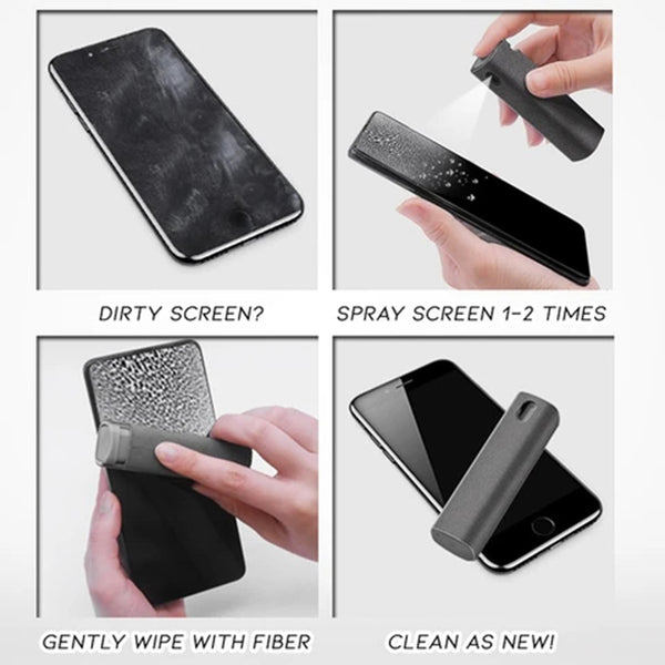 Líquido Limpiador Profesional para Pantallas - Compatible con Apple, Móviles, Laptops y Tablets