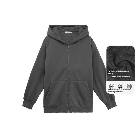 Abrigo Sudadera con Capucha Forrada en Fleece para Hombre - Image 13