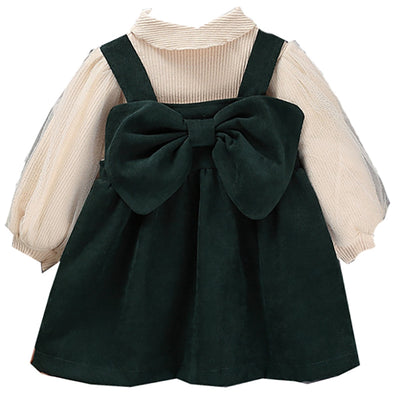Conjunto Infantil Falda Mesh con Blusa Combinada - Image 4