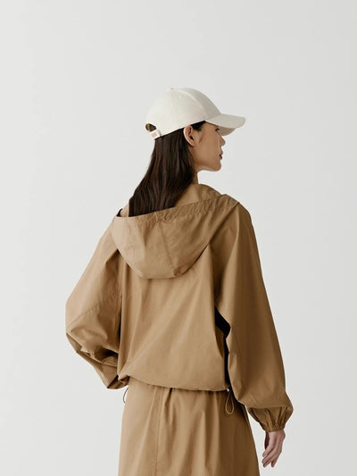 Chaqueta con Capucha de Algodón Popelina - Image 9