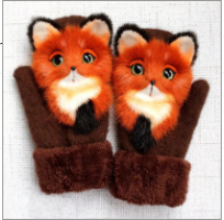 Manoplas Cálidas con Diseño de Animales para Otoño e Invierno - Image 3