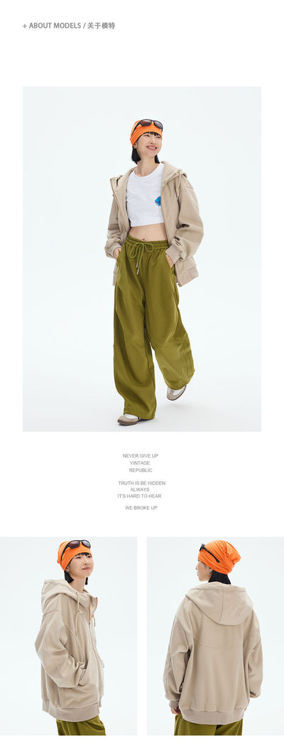 Suéter Hoodie de Pareja Otoño con Costuras a Contraste - Image 12