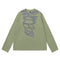 Playera Manga Larga Cuello Redondo Hombre Diseño Graffiti Abstracto