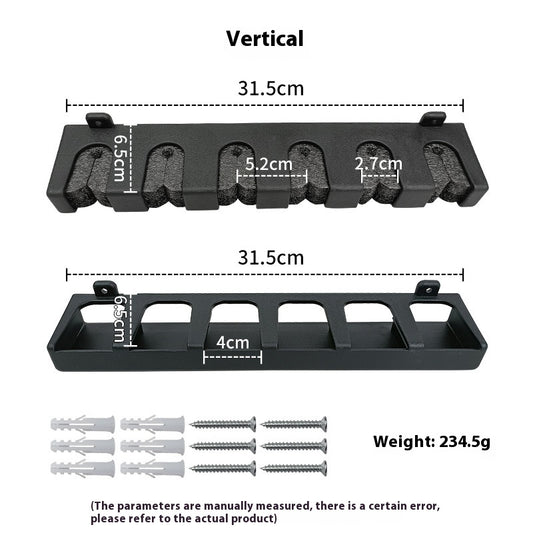 Soporte de Pared para Cañas de Pescar - Organizador Vertical de Equipo de Pesca - Image 2