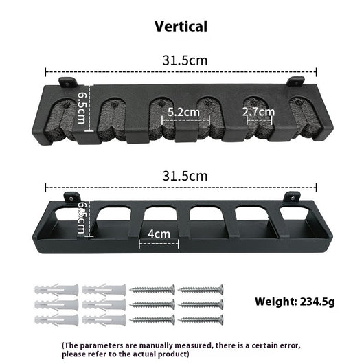 Soporte de Pared para Cañas de Pescar - Organizador Vertical de Equipo de Pesca - Image 2