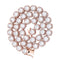 Collar Cuadrado Hip Hop con Circonitas Brillantes