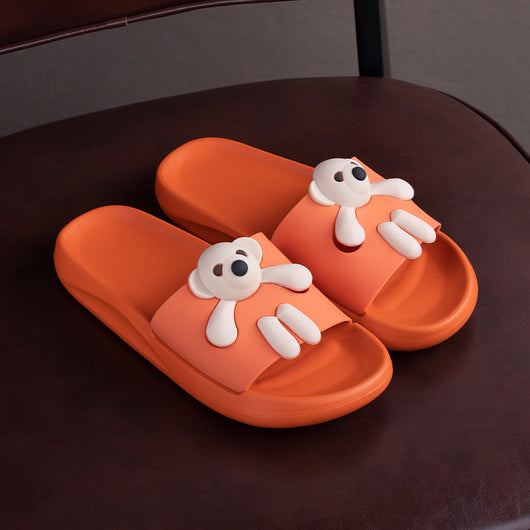 Sandalias y Pantuflas de Oso Cartoon para Parejas - Cómodas y Tiernas - Image 10