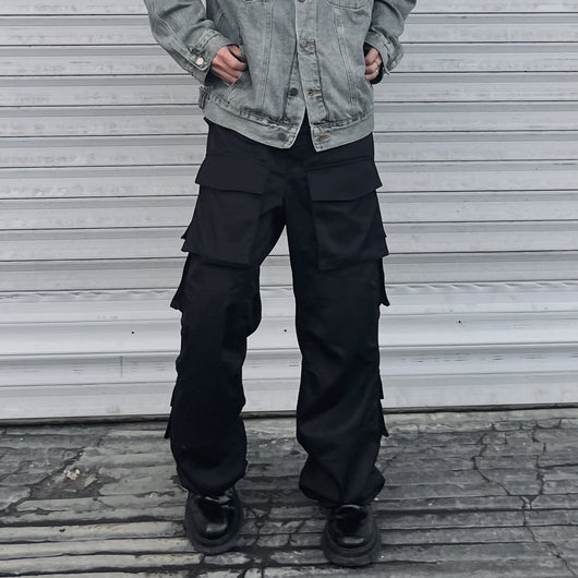 Pantalones Cargo Tipo Cannonball con Bolsillos Amplios para Hombre - Image 11