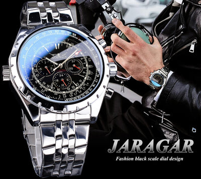 Reloj Mecánico Hueco de Gran Esfera Multifunción - Image 21