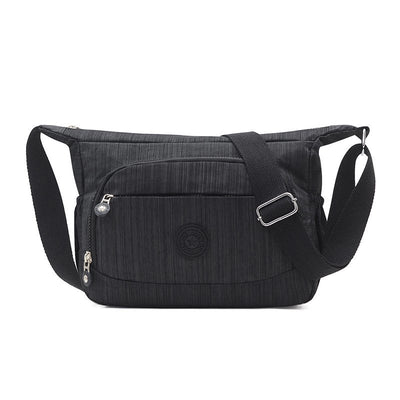 Bolso de Hombro Casual para Mamá - Tela Nylon Lavado Diagonal - Image 7