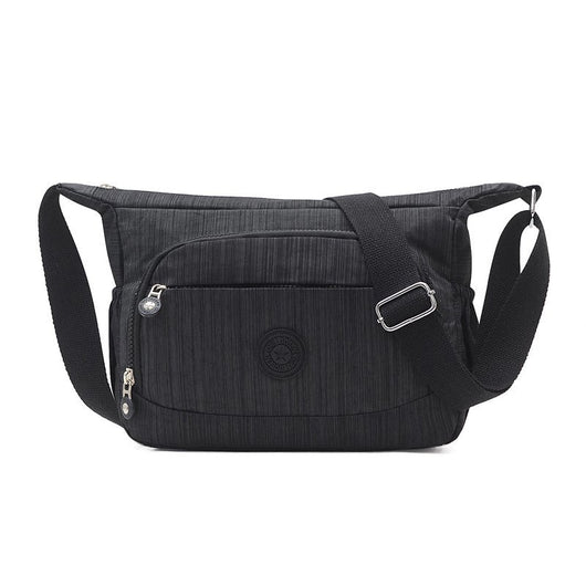Bolso de Hombro Casual para Mamá - Tela Nylon Lavado Diagonal - Image 7