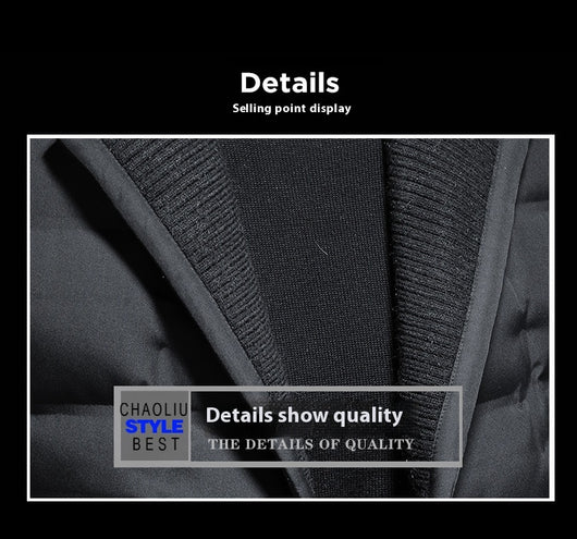 Chaqueta Acolchada de Plumón para Hombre - Abrigo Térmico Premium - Image 7