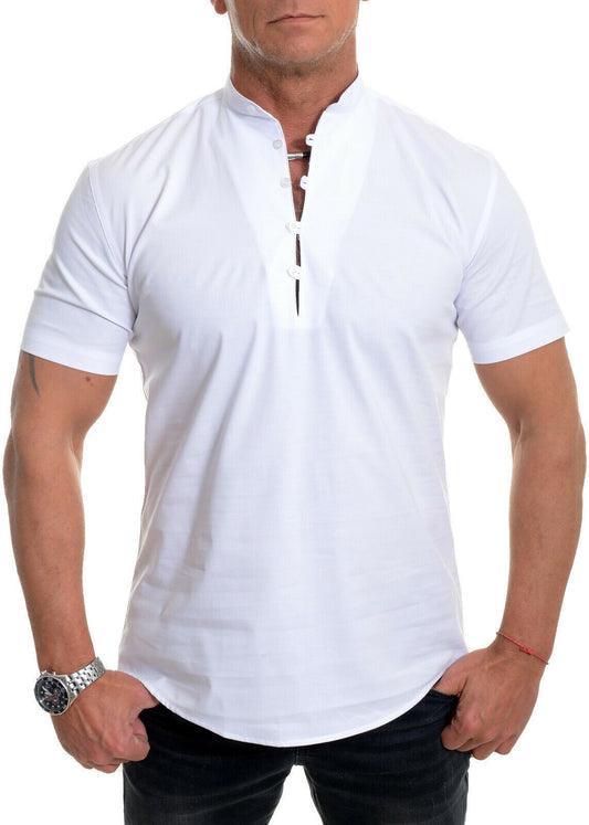 Camisa Casual de Manga Corta para Hombre