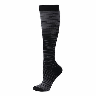 Calcetines Deportivos Unisex Degradado Multicolor - Tubo Medio en Nylon - Image 9