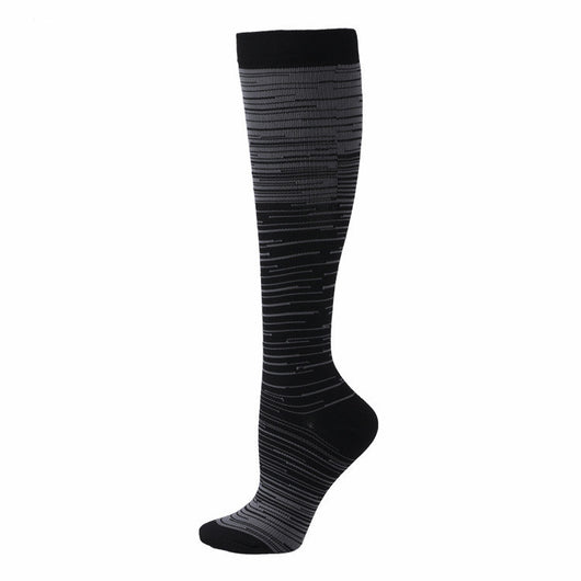 Calcetines Deportivos Unisex Degradado Multicolor - Tubo Medio en Nylon - Image 9