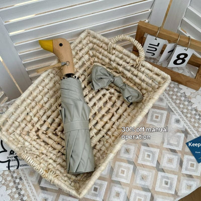 Paraguas Plegable Personalizado con Cabeza de Pato - Protección UV Total y Resistente al Clima - Image 7